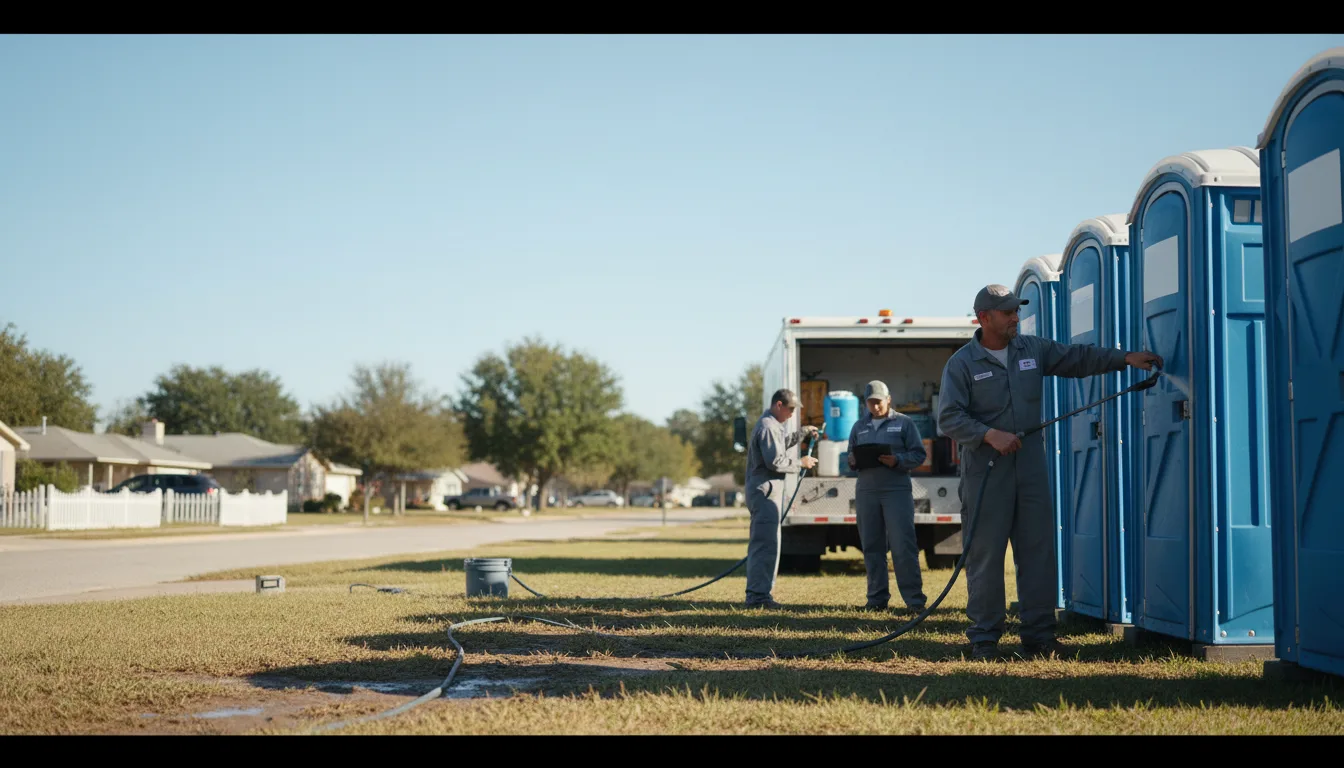 Long-Term Portable Toilet Rental in Ben Wheeler, TX near me